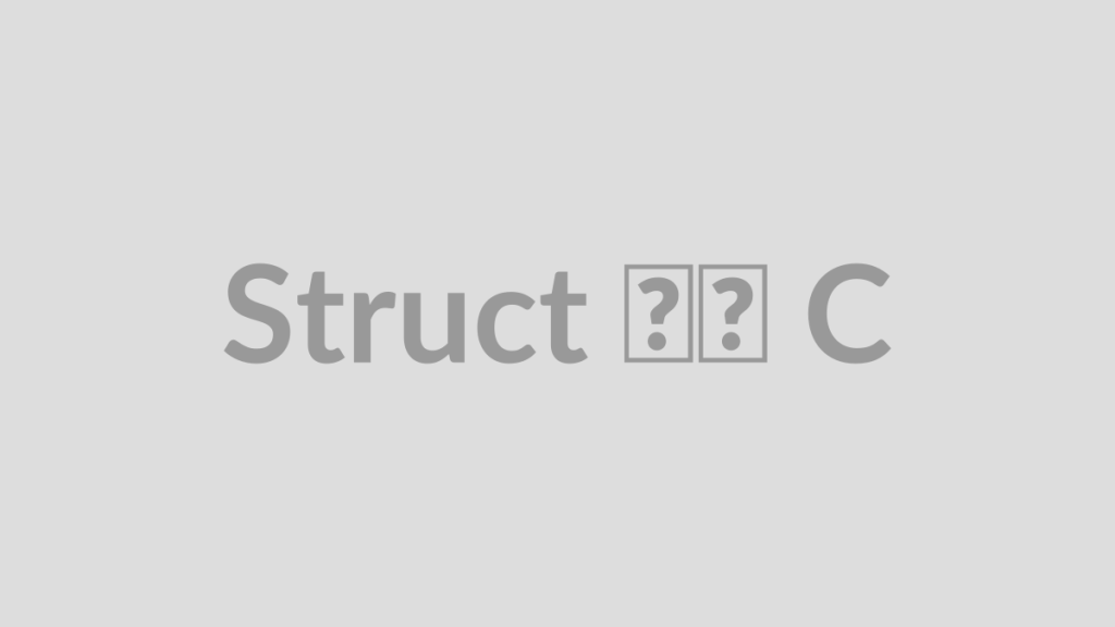 Struct در C