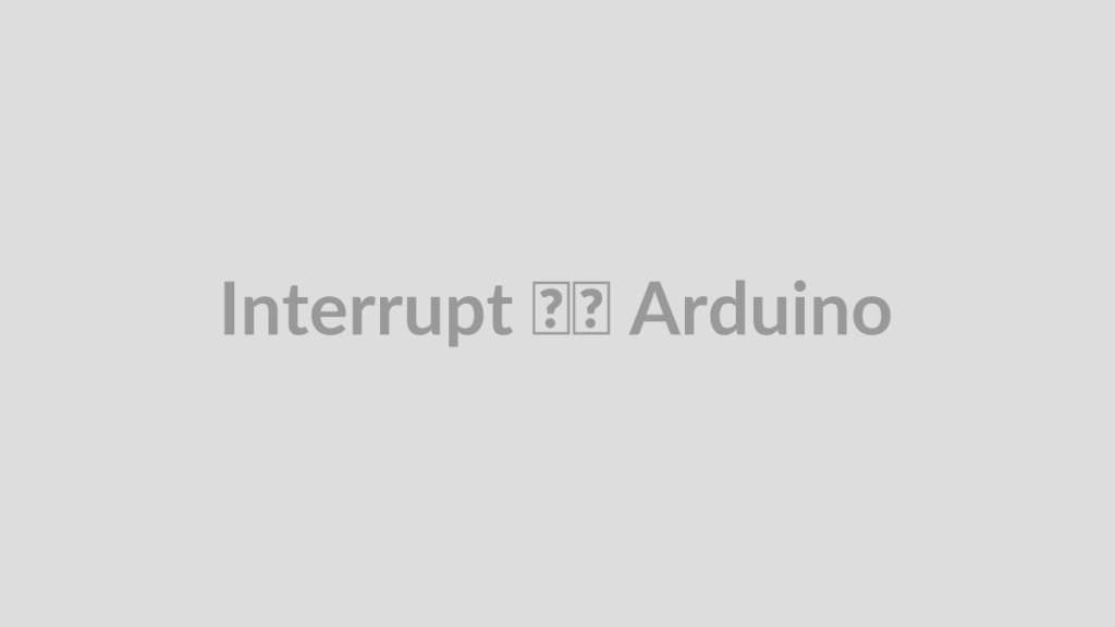 Interrupt در Arduino